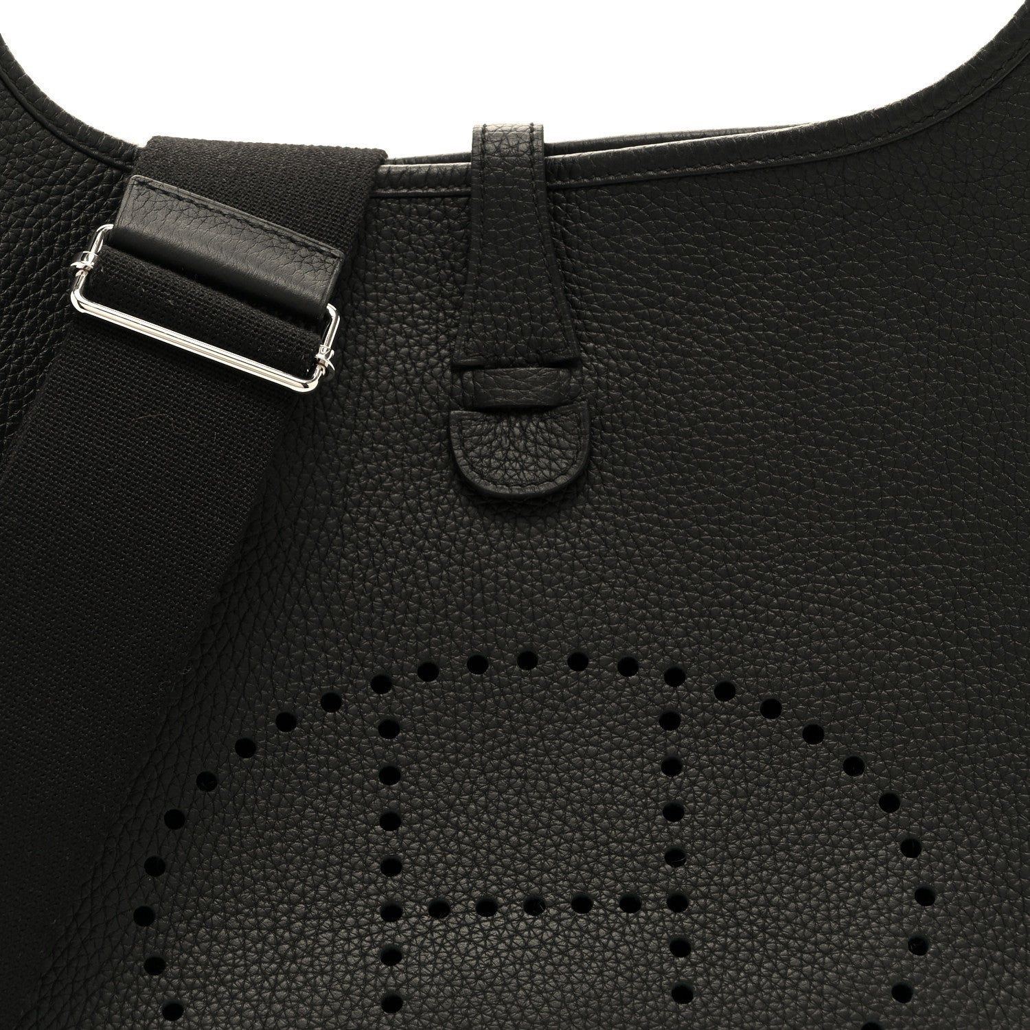 Hermes Taurillon Clemence Evelyne III PM Black 8 of 10