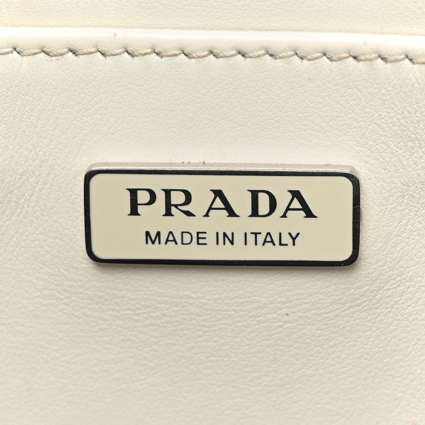 Spazzolato Cleo Shoulder Bag White Black