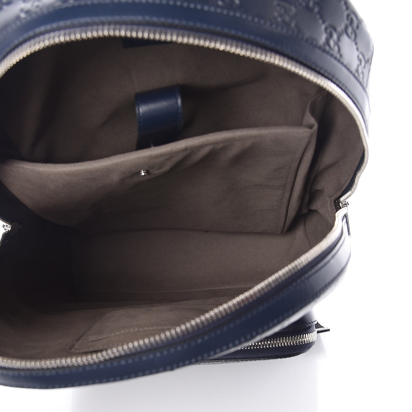 Guccissima Signature Day Backpack Blue
