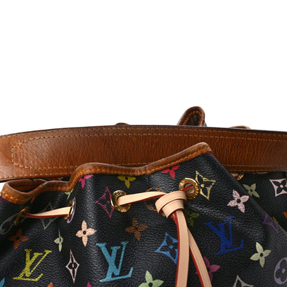 Louis Vuitton Monogram Multicolor Petit Noe Black 9 of 13