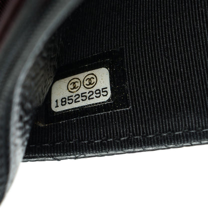 Chanel Caviar Quilted Wallet On Chain WOC Black 9 of 9