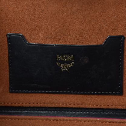 MCM Odeon Calfskin Small Berlin Crossbody Purple 6 of 11