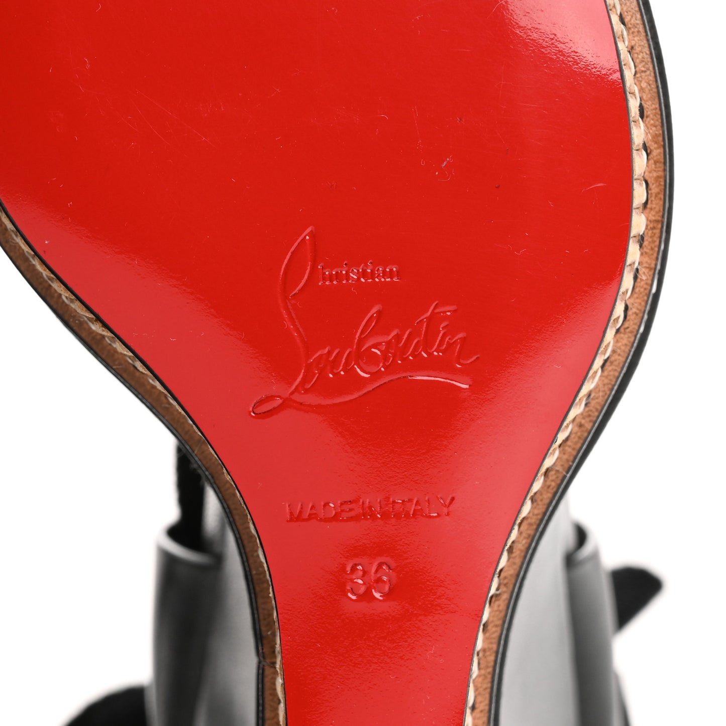 Shiny Calfskin Tribuli 140 Wedge Sandals 36 Black