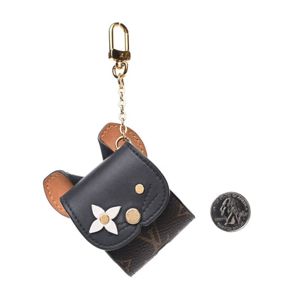 Louis Vuitton Monogram Cat Earphones Case Black 2 of 6
