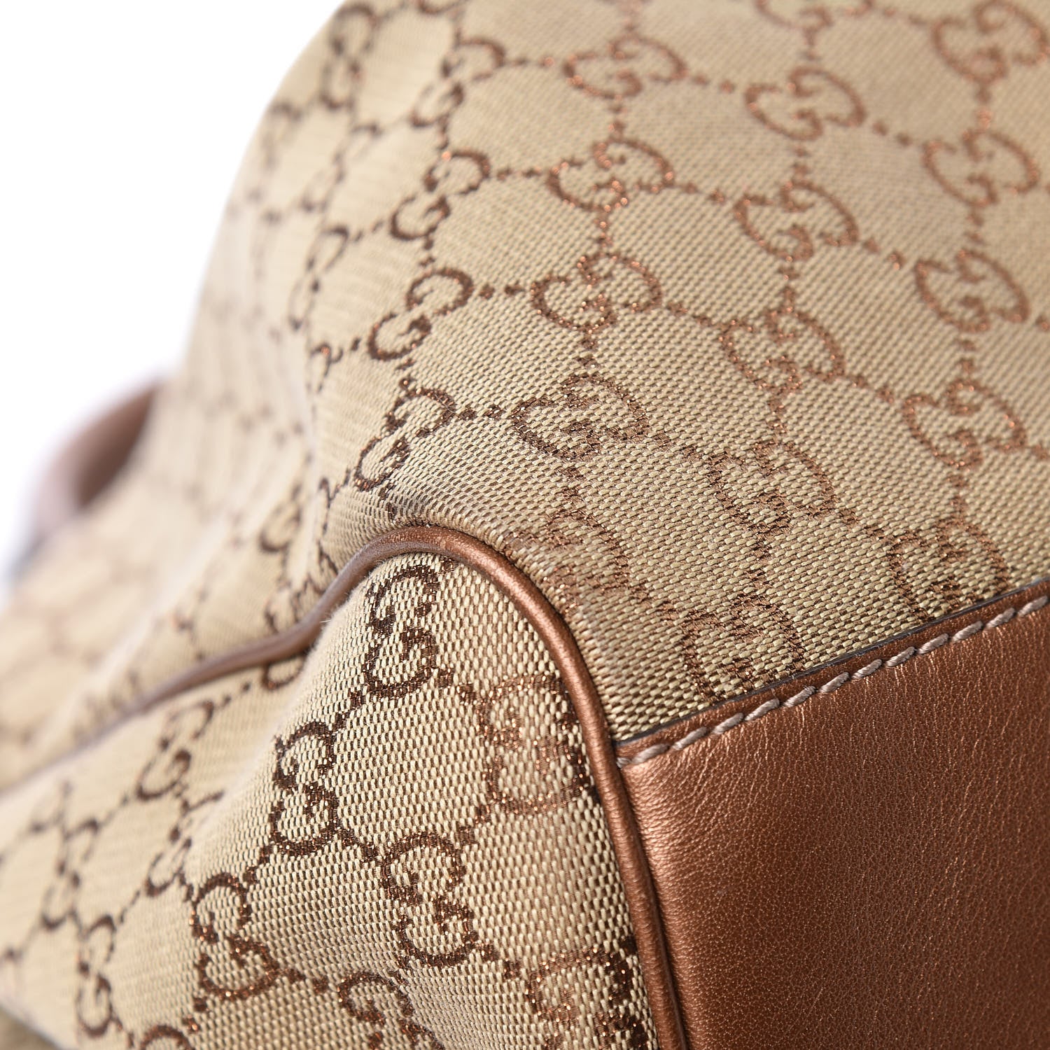Gucci Monogram Large Sukey Tote Bronze 15 of 16