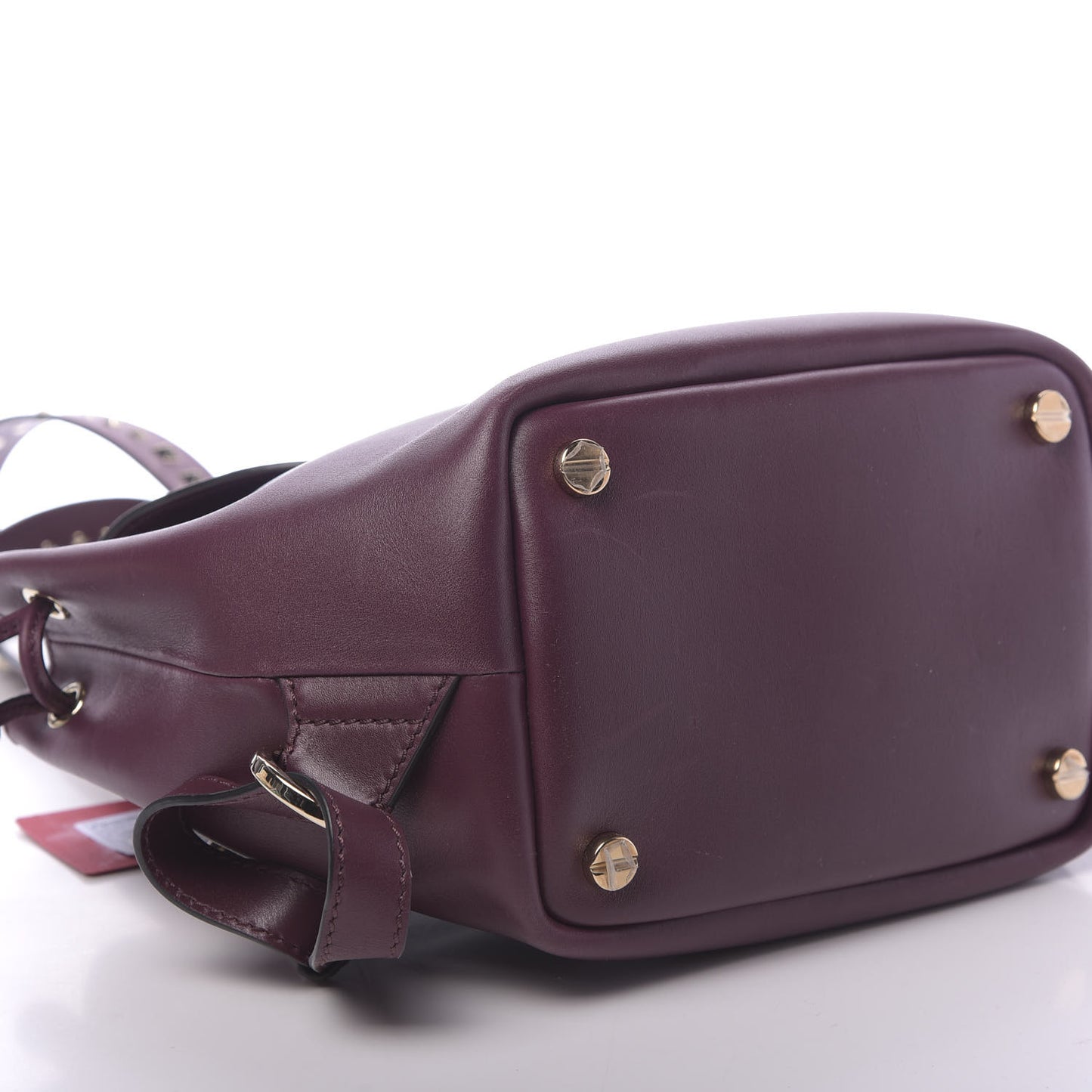 Vitello Rockstud Demilune Backpack Vinaccia