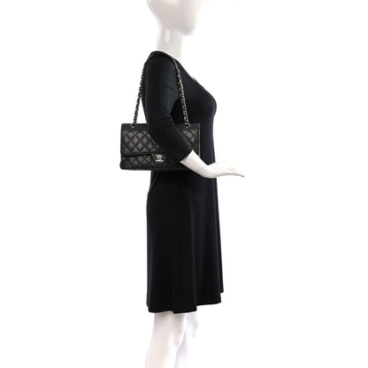 Chanel Caviar Quilted Medium Double Flap Black 2 of 9