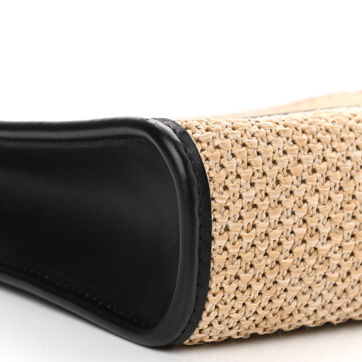 Louis Vuitton Raffia Calfskin Monogram Giant Pouch 8 of 9
