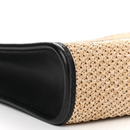 Louis Vuitton Raffia Calfskin Monogram Giant Pouch 8 of 9