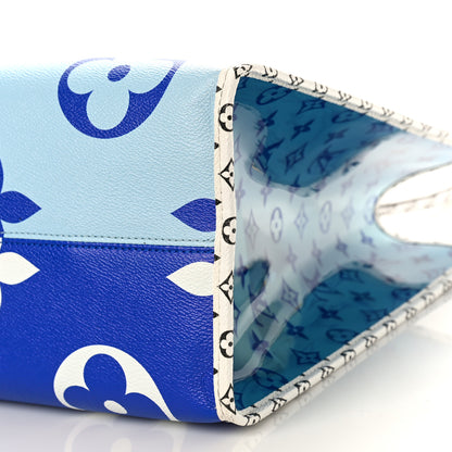 Louis Vuitton Monogram Giant Santa Monica Onthego Blue 8 of 8