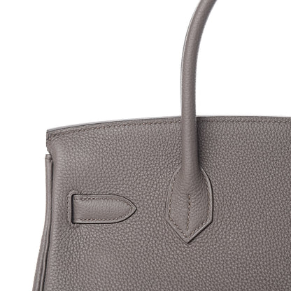 Hermes Togo Birkin 30 Etain 26 of 30