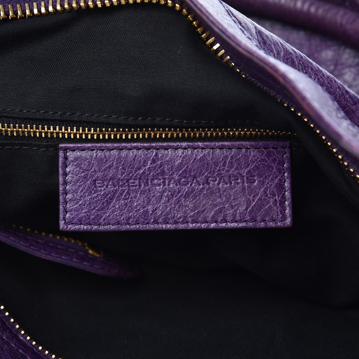 Agneau Giant 21 Gold Hardware Velo Dark Violet