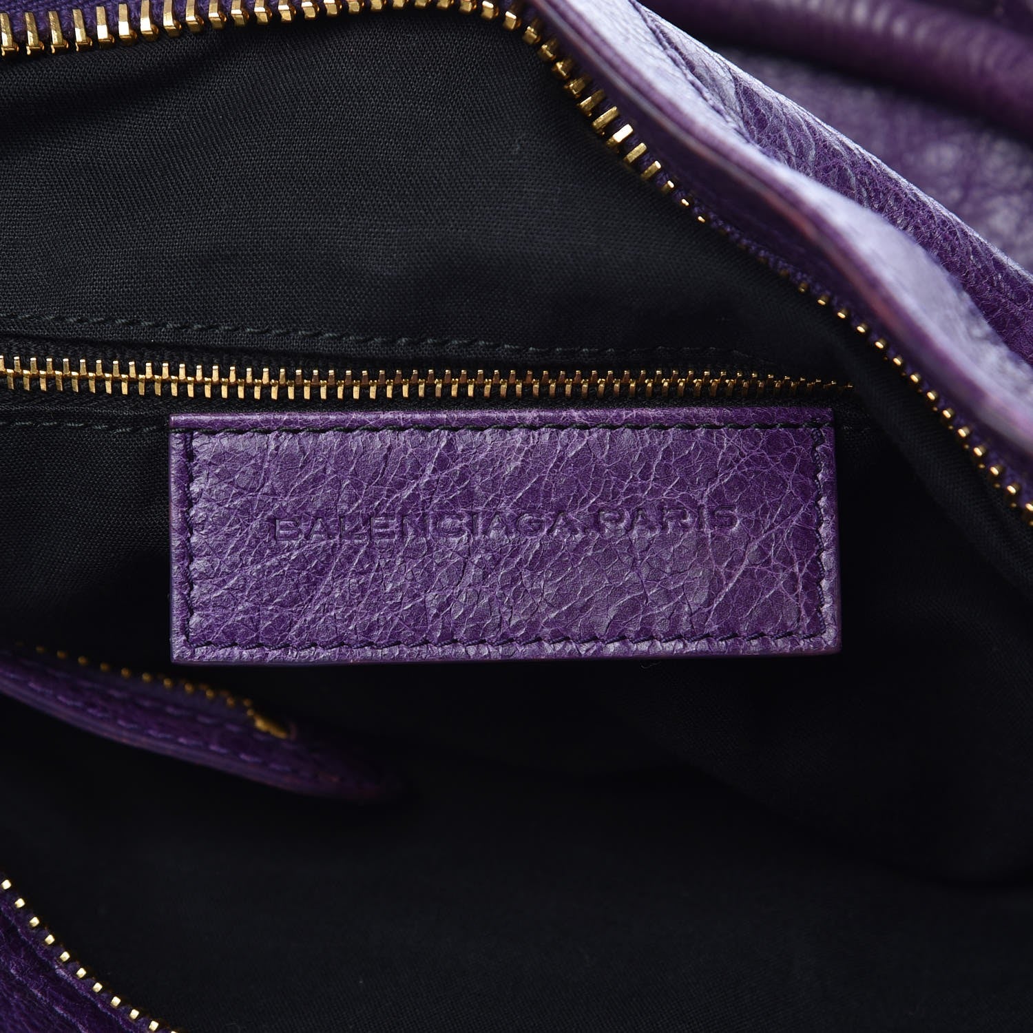 Balenciaga Agneau Giant 21 Gold Hardware Velo Dark Violet 6 of 12