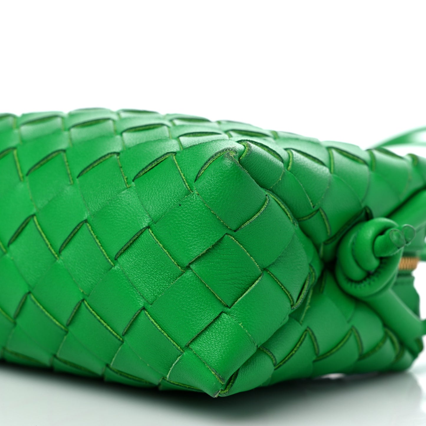 Nappa Intrecciato Mini Loop Camera Bag Parakeet