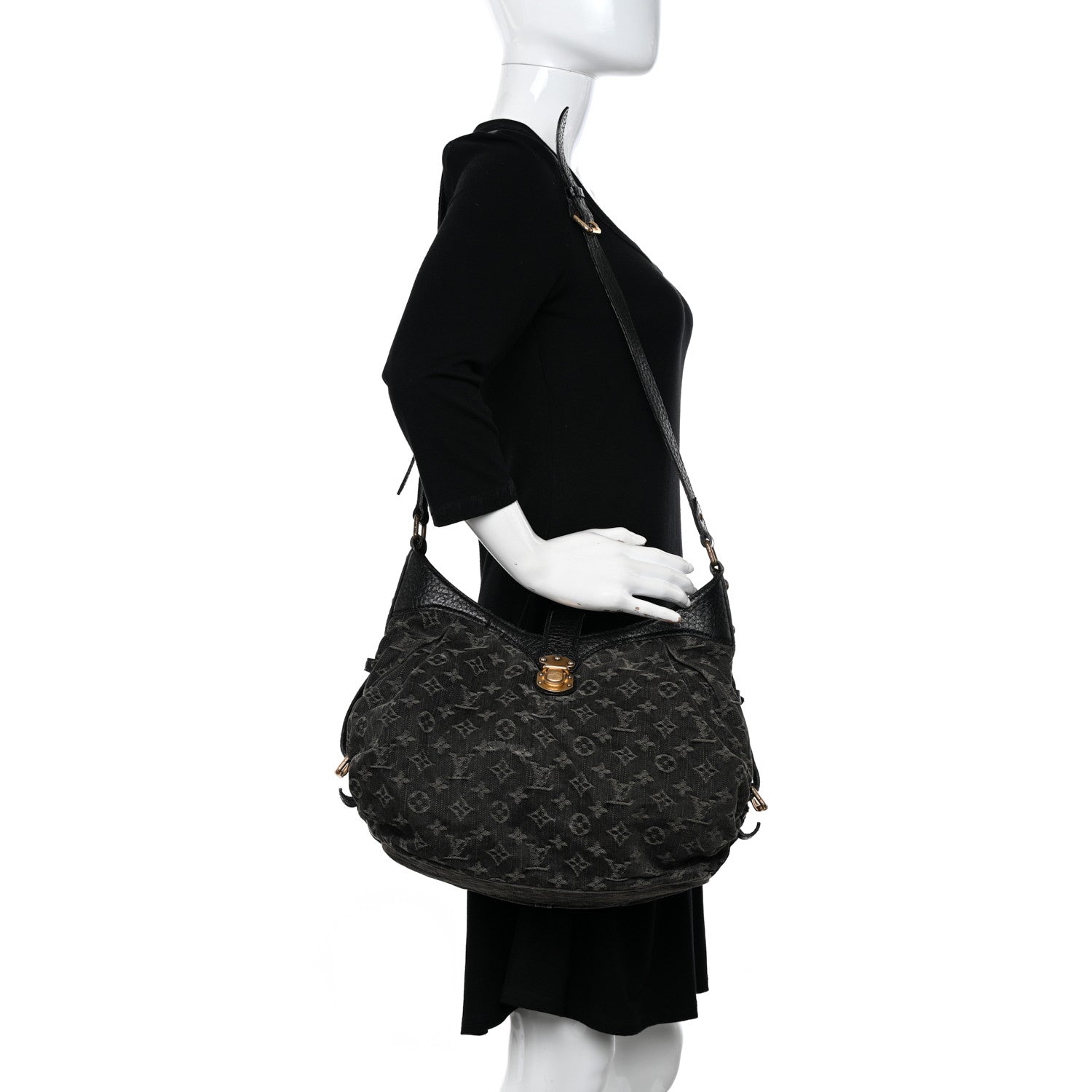 Louis Vuitton Denim Mahina XS Black 2 of 18
