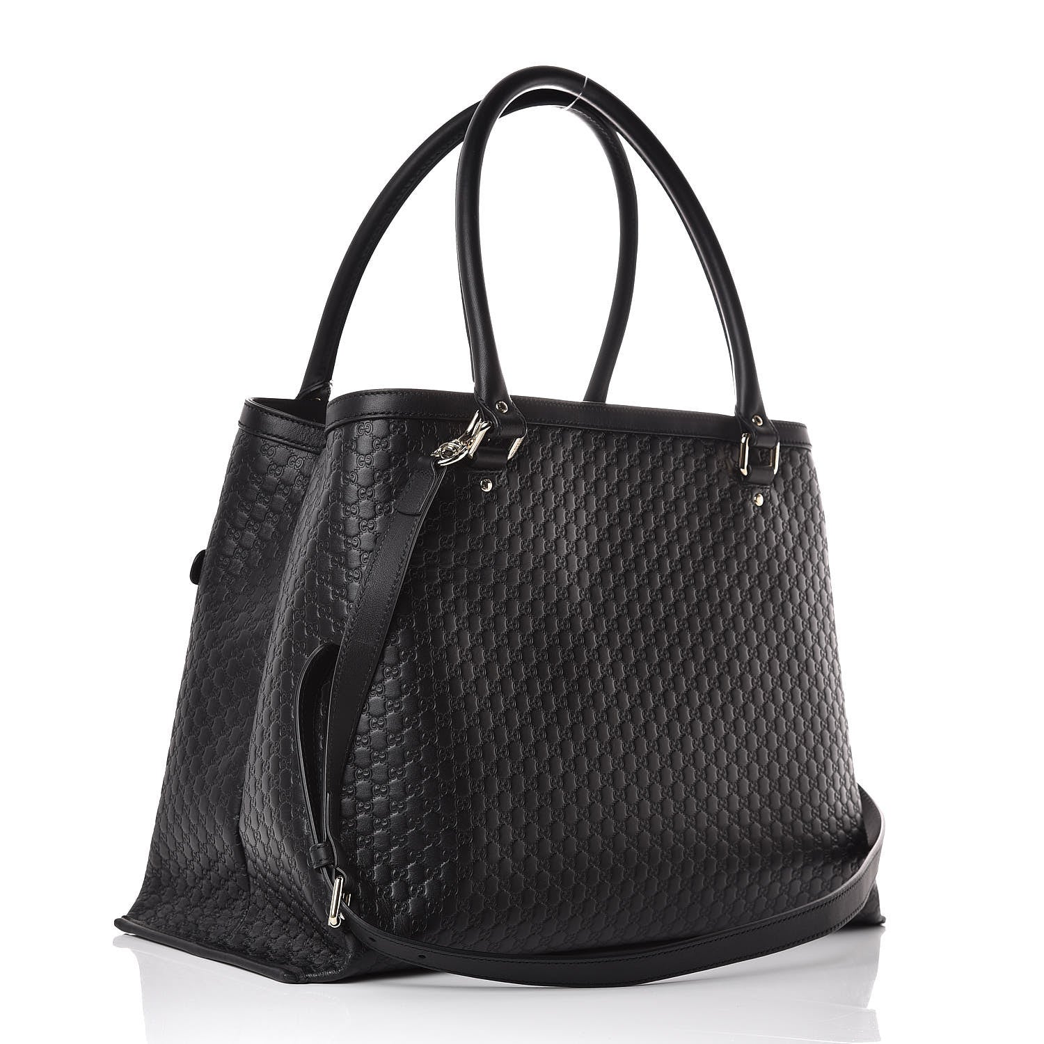 Gucci Soft Microguccissima Large Tote Black 4 of 11