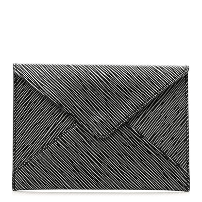 Louis Vuitton Metallic Epi Medium Kirigami Pochette Insert Platine 1 of 6