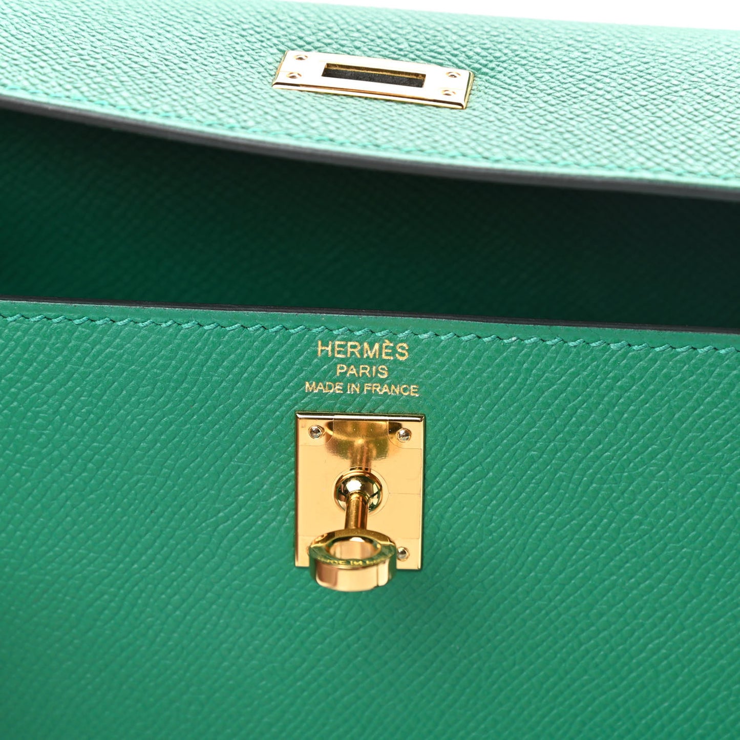 Epsom Kelly Sellier 25 Vert Vertigo