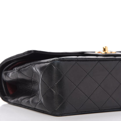 Chanel Lambskin Quilted Medium Double Flap Black 6 of 12