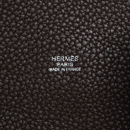 Hermes Taurillon Clemence Picotin Lock TGM Chocolate 14 of 17