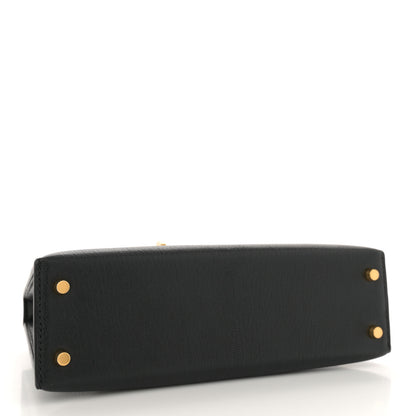 Hermes Chevre Chamkila Mini Kelly Sellier 20 Black 4 of 11
