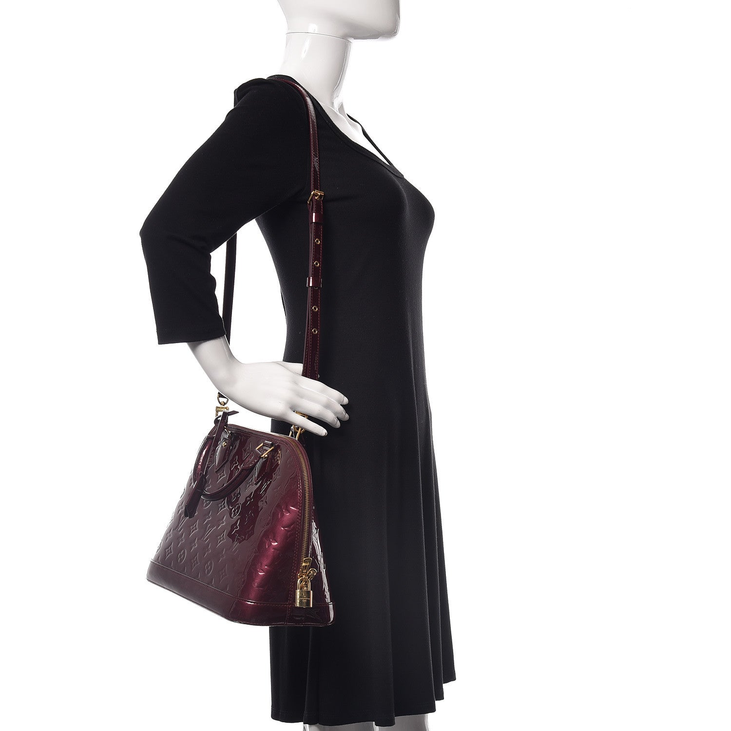 Louis Vuitton Vernis Alma PM Rouge Fauviste 3 of 18