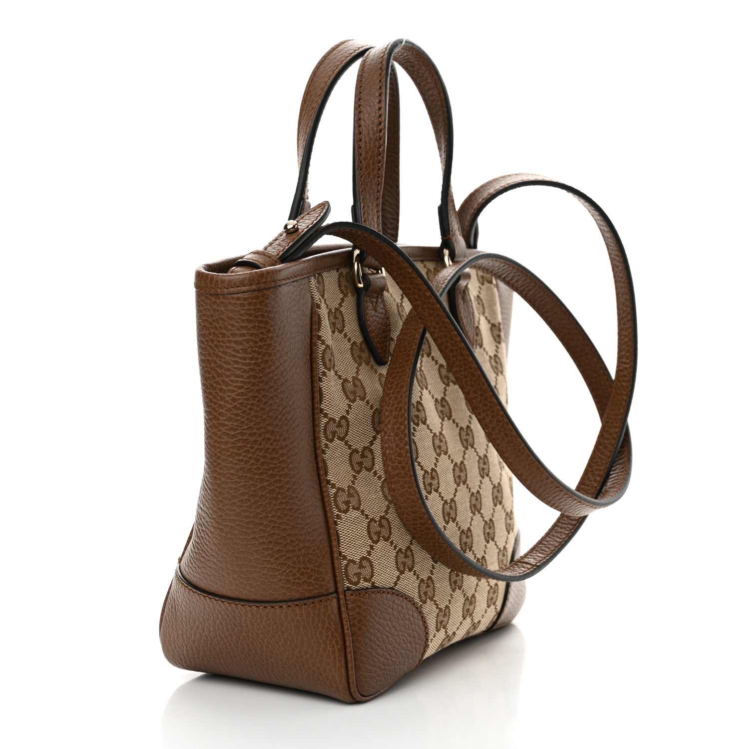 Gucci Monogram Small Bree Tote Beige Tabacco 3 of 10