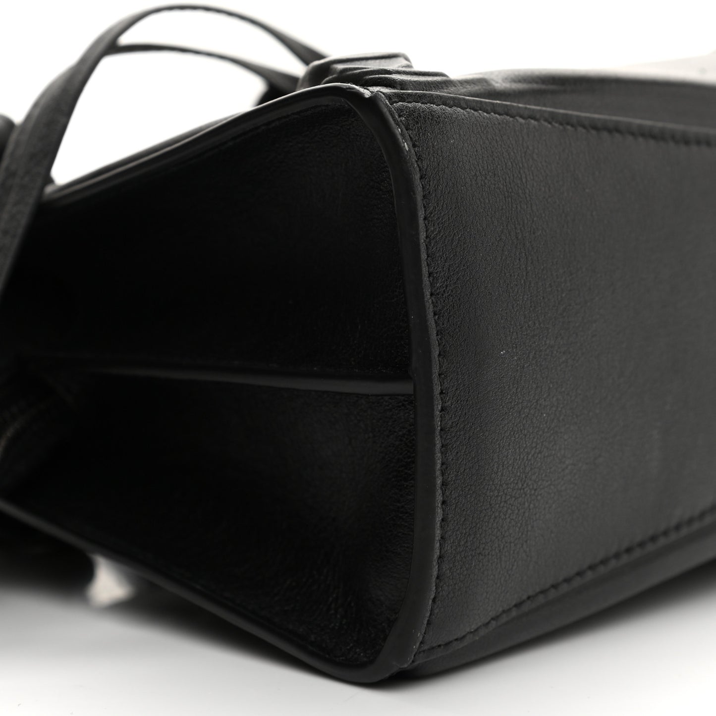Cake Calfskin Tonal Hardware Mini Neo Classic City Black