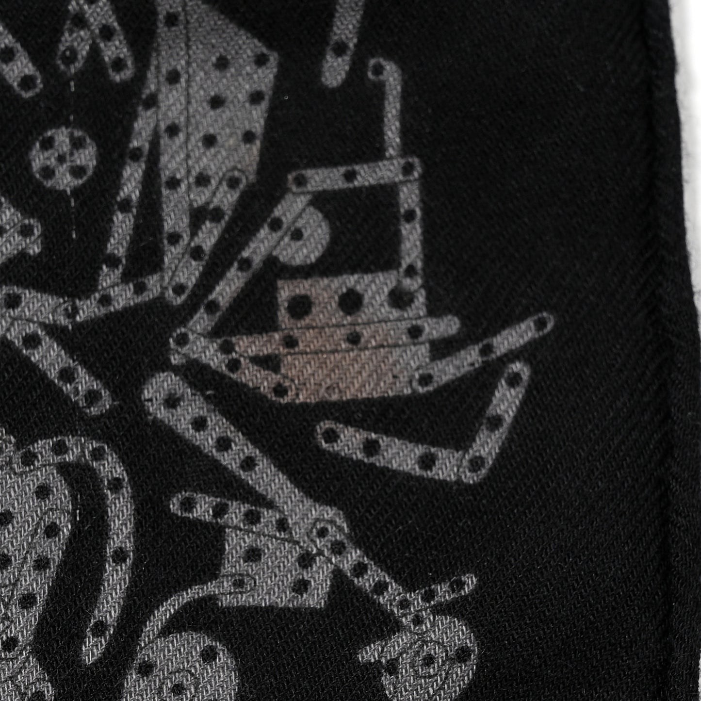 Silk Cashmere Stole Black