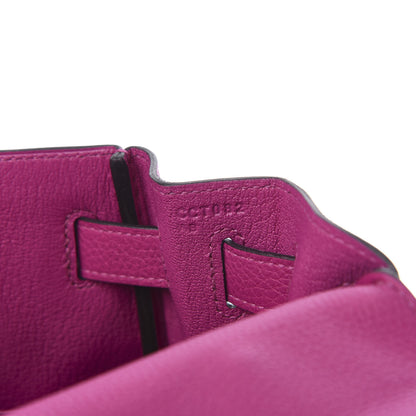 Hermes Togo Kelly Retourne 28 Rose Pourpre 8 of 13