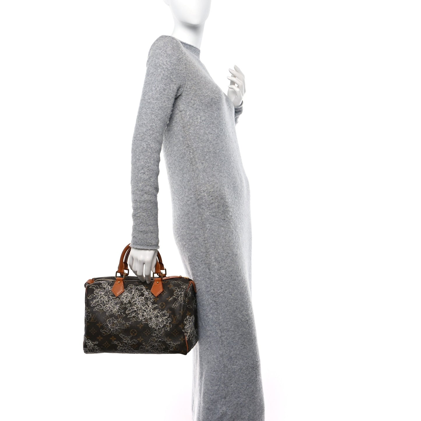 Monogram Dentelle Speedy 30 Silver