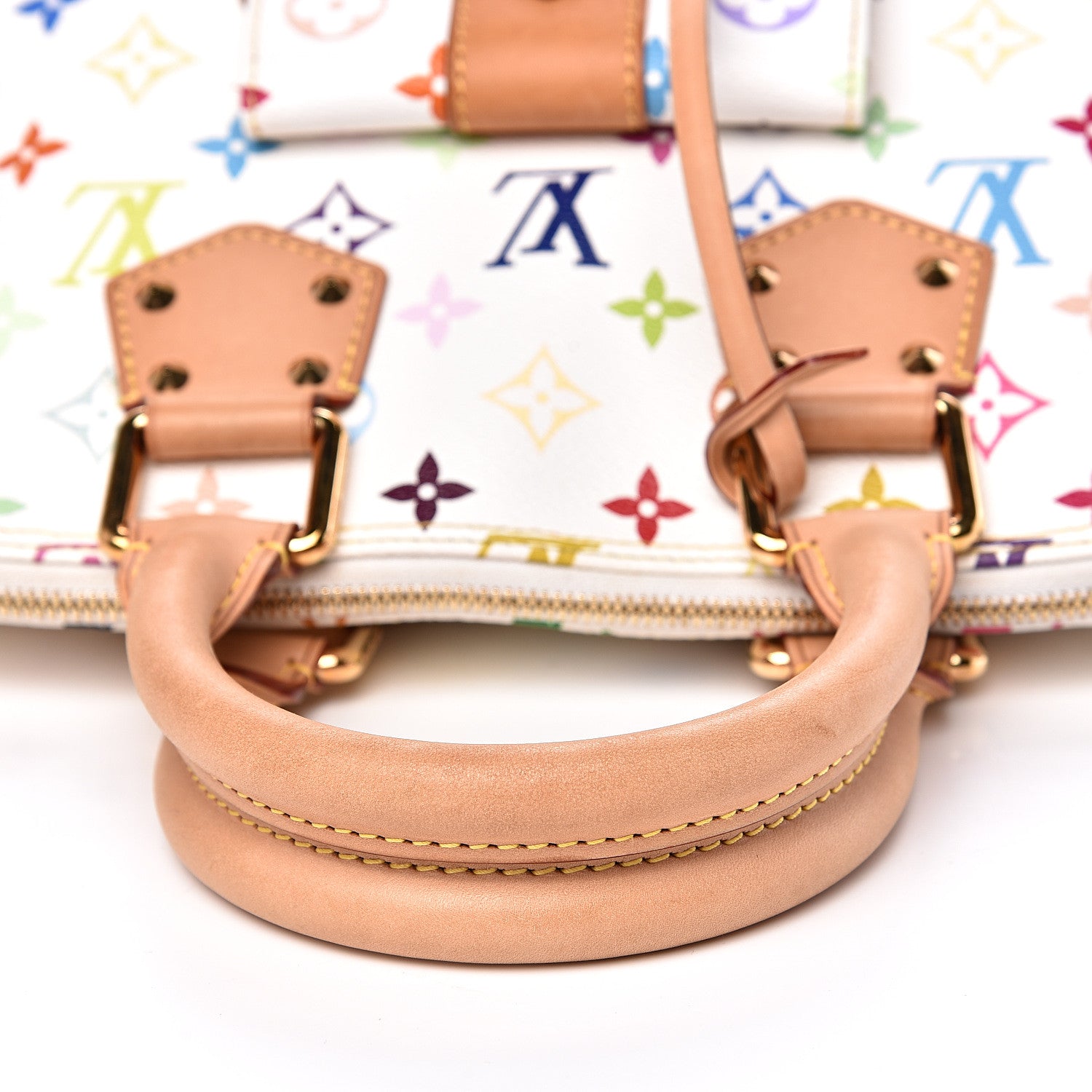 Louis Vuitton Monogram Multicolor Alma GM White 12 of 15