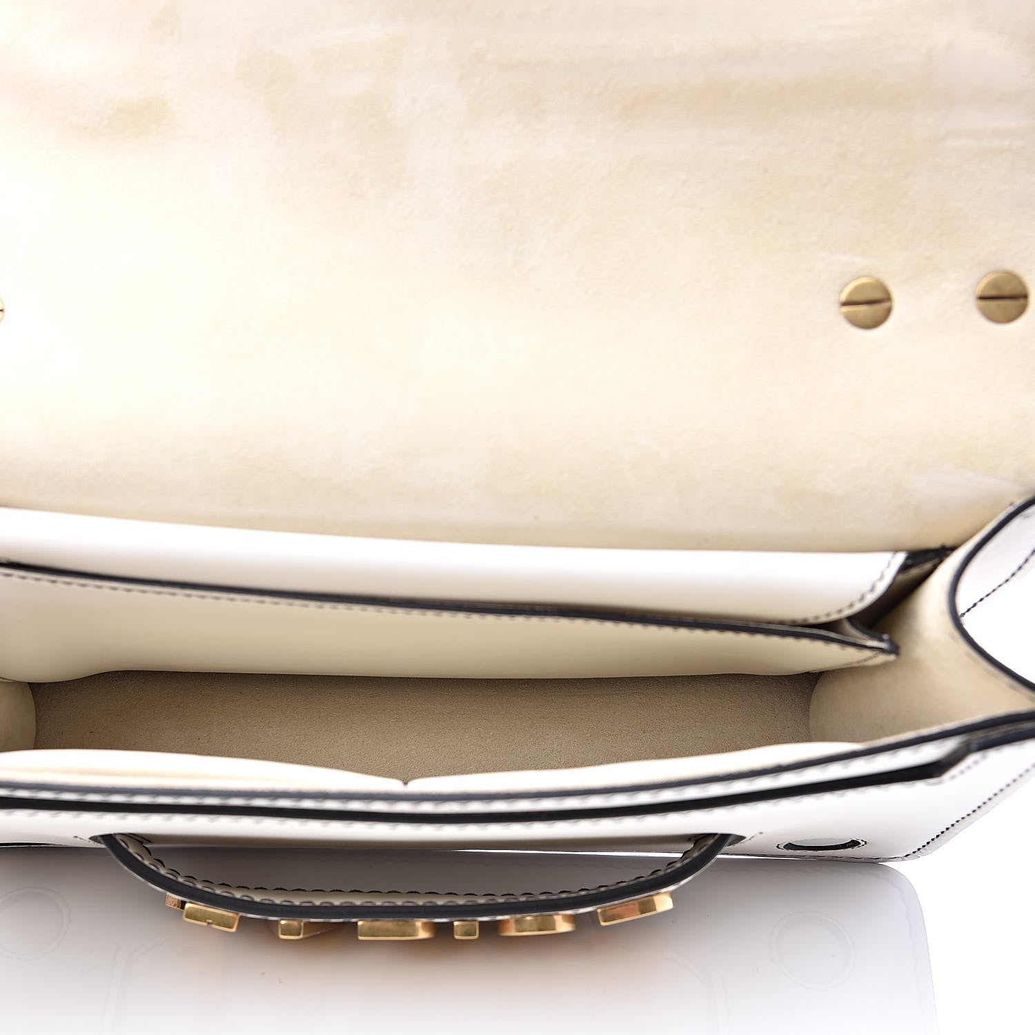 Christian Dior Calfskin J'Adior Chain Flap Bag Off White 6 of 15