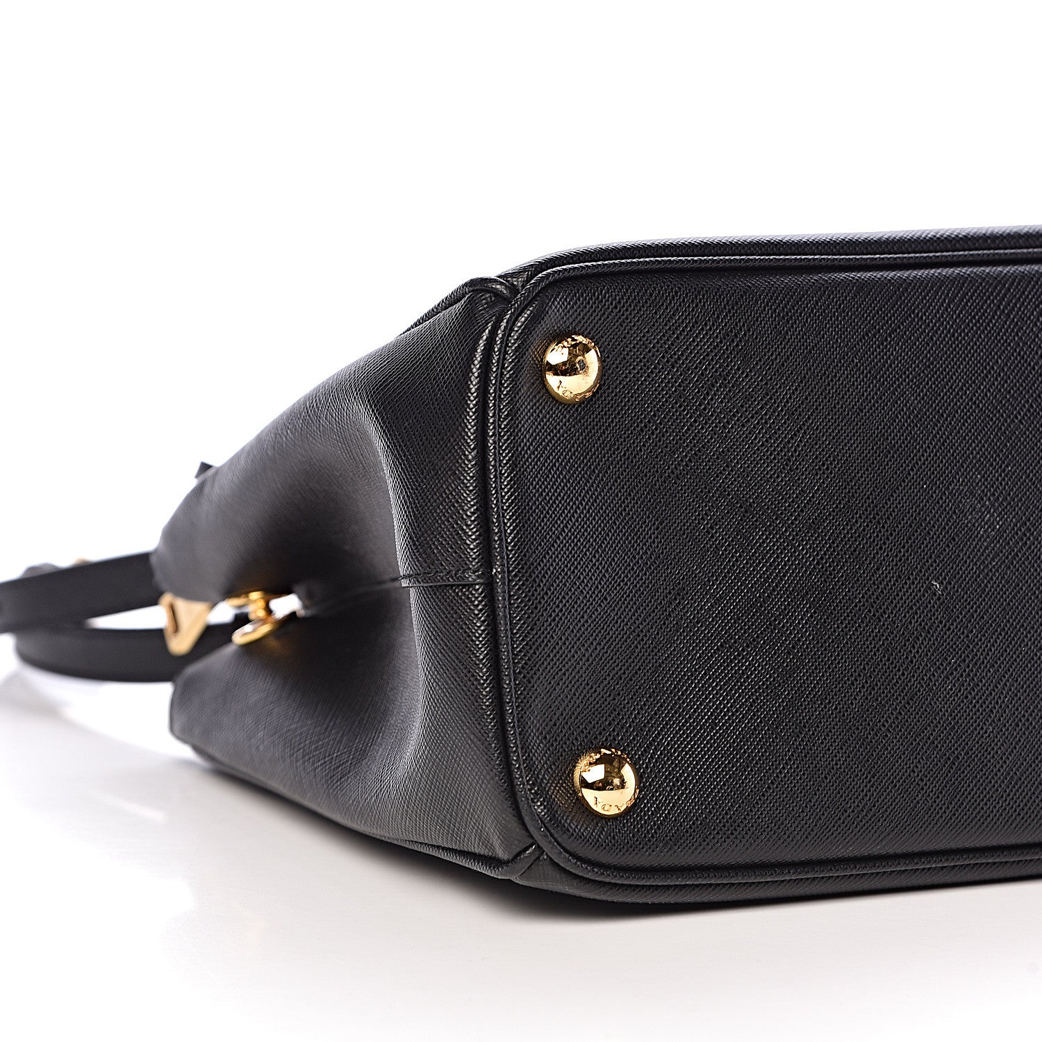 Prada Saffiano Small Galleria Double Zip Tote Black 9 of 11