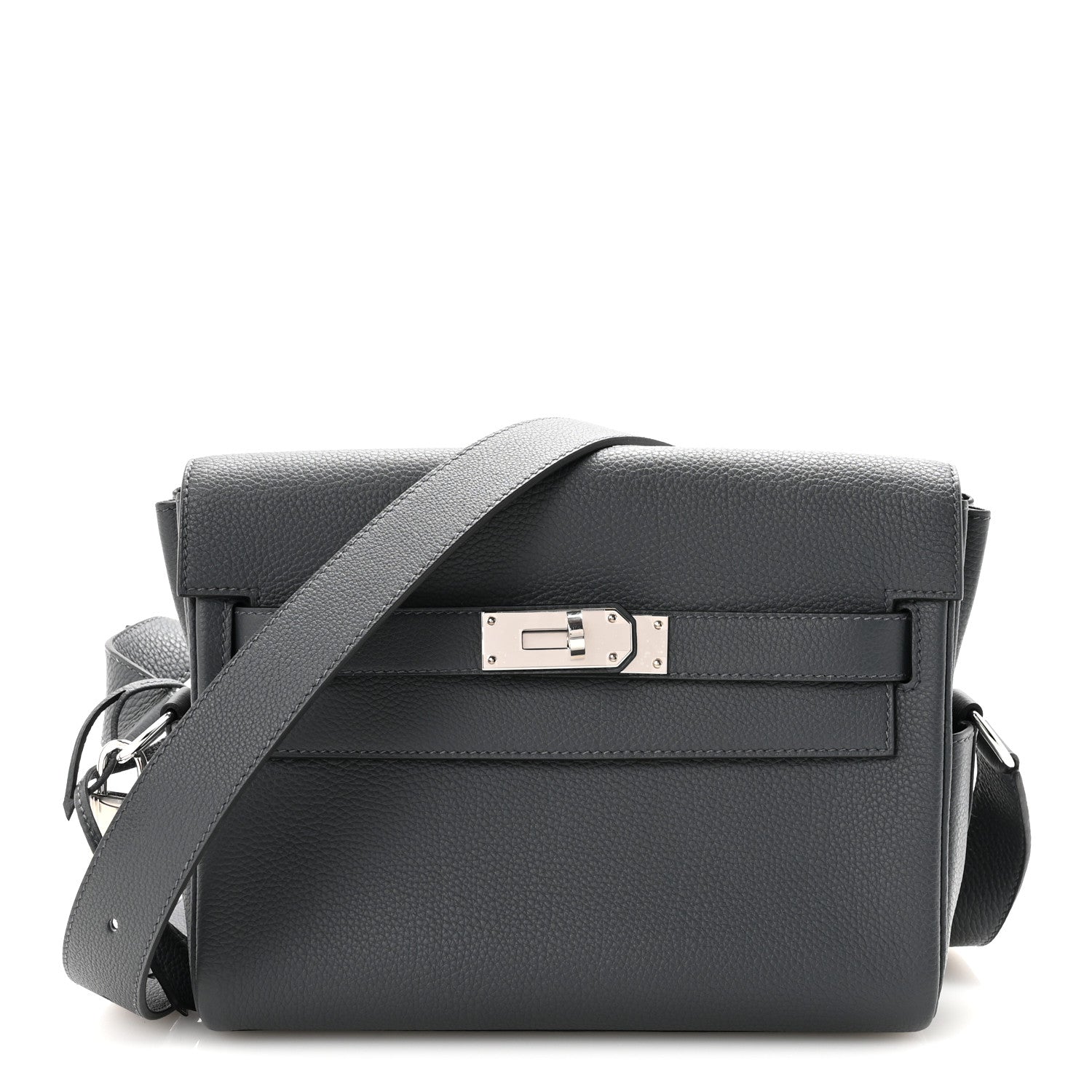 Hermes Togo Kelly Messenger PM Gris Misty 1 of 10