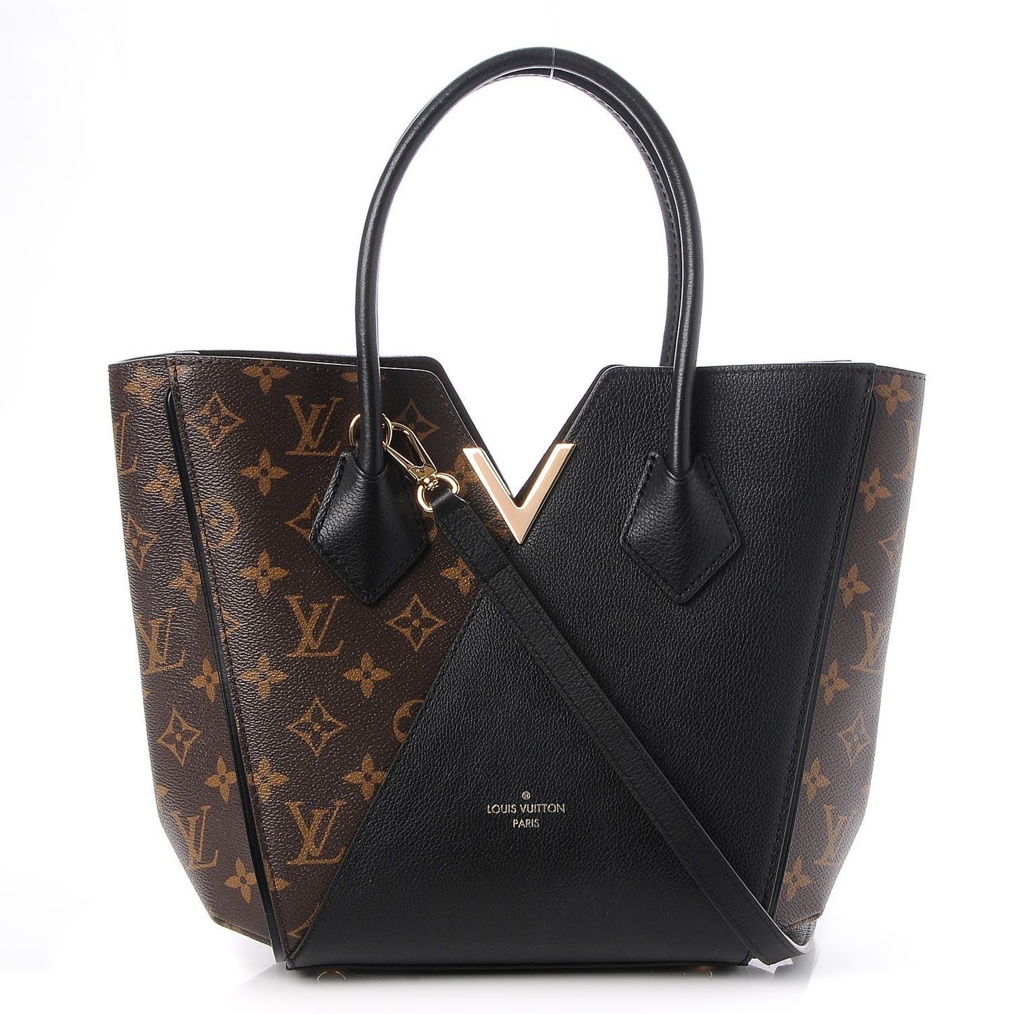 Calfskin Monogram Kimono Tote PM Black