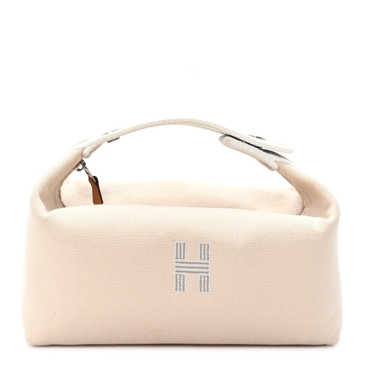 Hermes Canvas Small Bride-A-Brac Pouch Natural 1 of 6