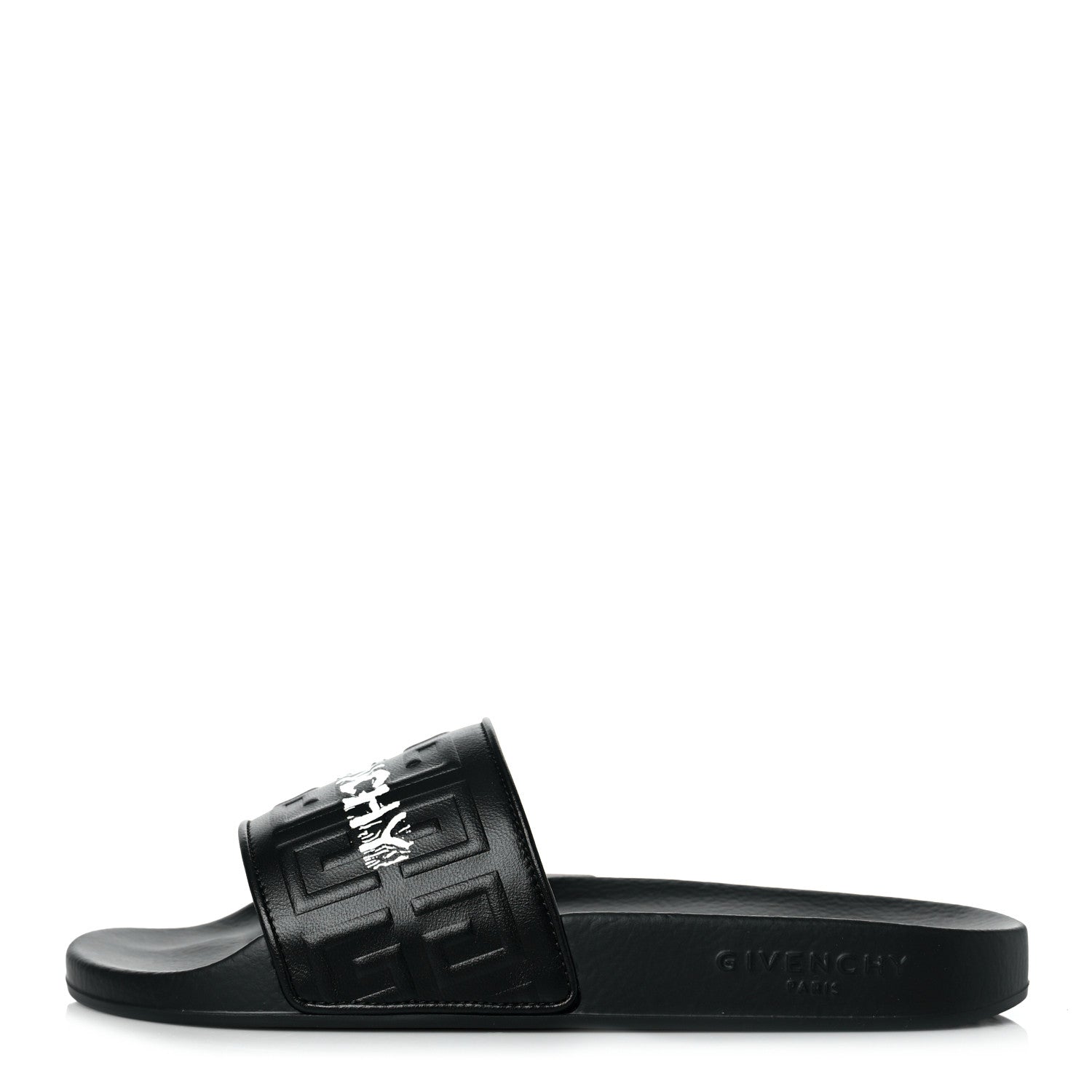 Givenchy Lambskin 4G Logo Slides 38 Black 1 of 8