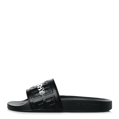 Givenchy Lambskin 4G Logo Slides 38 Black 1 of 8