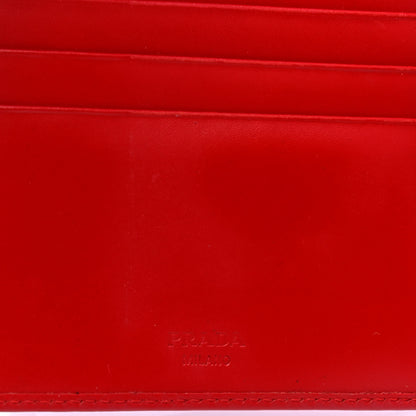 Prada Vitello Pocket Wallet Fuoco 4 of 5