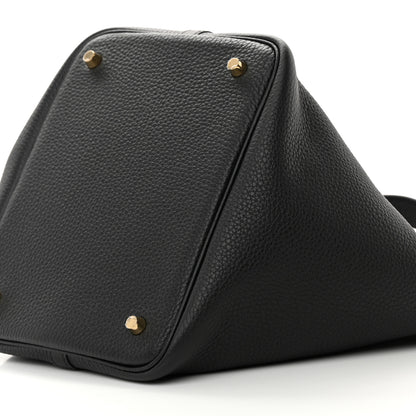 Hermes Taurillon Clemence Picotin Lock 22 MM Black 10 of 14