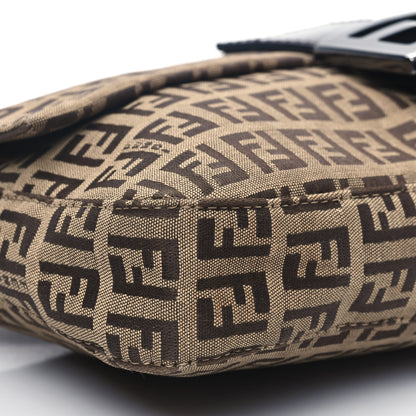 Fendi Zucchino Baguette Toro Mogano Panna 8 of 10