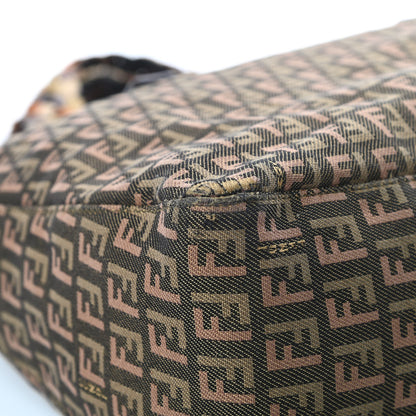 Fendi Zucchino Braided Roll Tote Multicolor 9 of 21