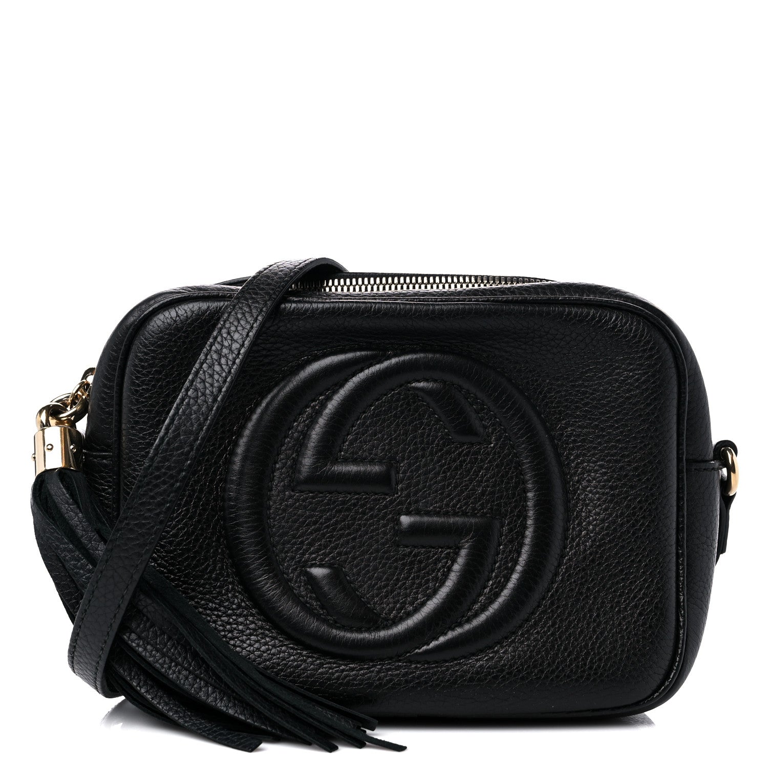Gucci Pebbled Calfskin Small Soho Disco Bag Black 1 of 14