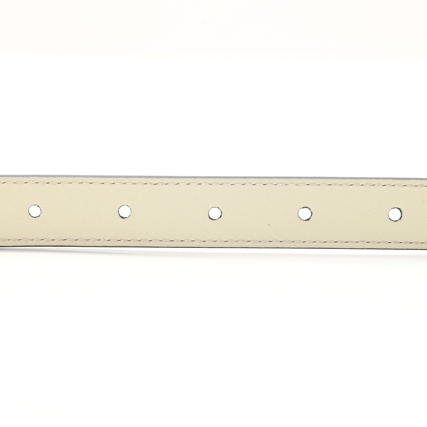 Calfskin Double G 20mm Belt 90 36 Mystic White