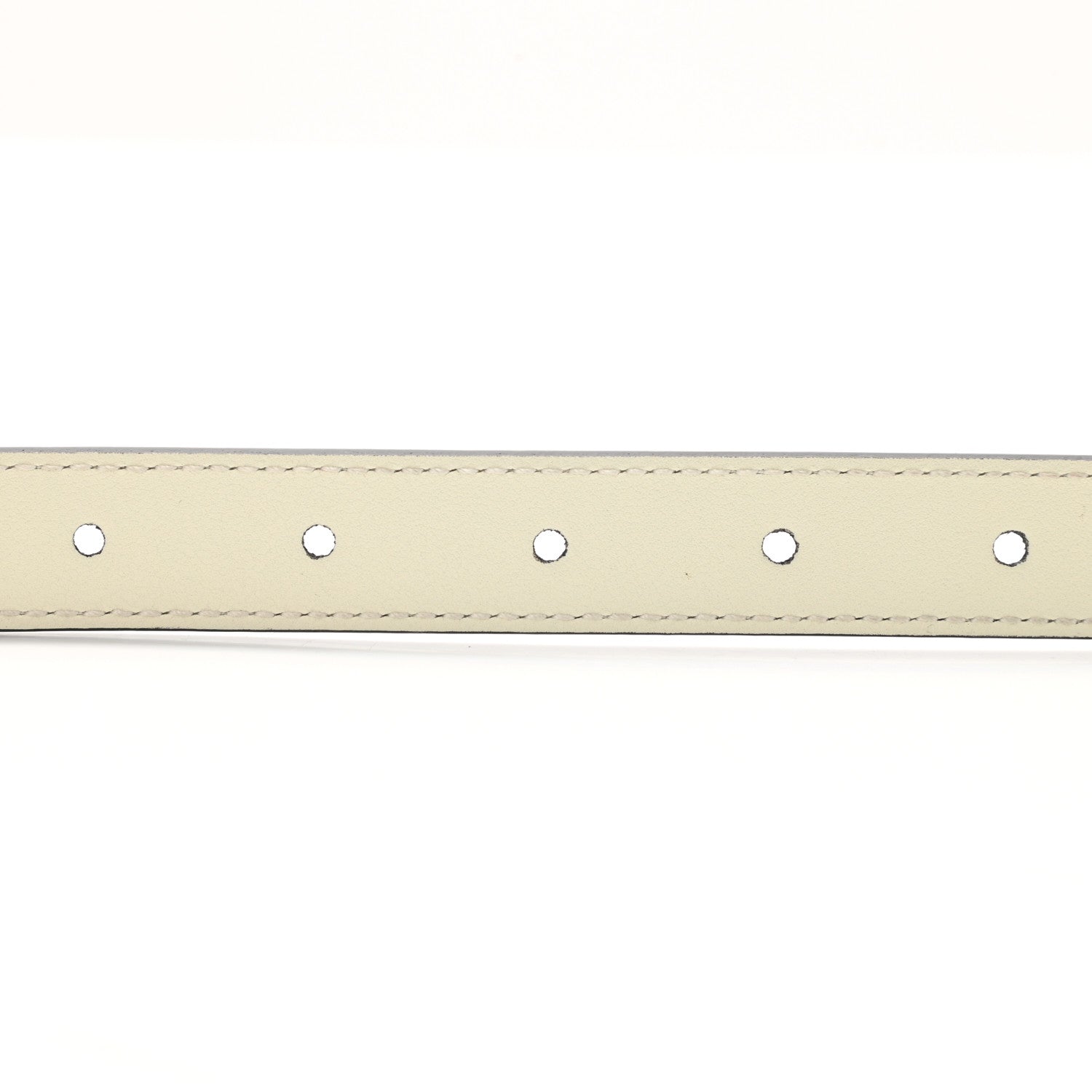 Gucci Calfskin Double G 20mm Belt 90 36 Mystic White 5 of 5