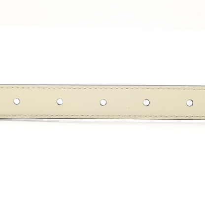 Gucci Calfskin Double G 20mm Belt 90 36 Mystic White 5 of 5