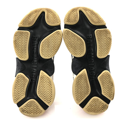 Balenciaga Fabric Mesh Womens Triple S Sneakers 35 Grey Red White 6 of 9