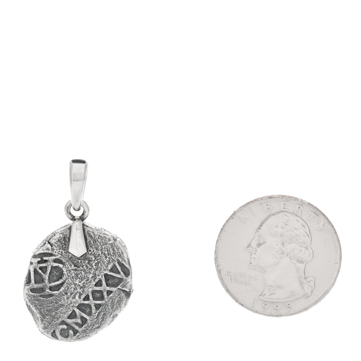 Sterling Silver Shipwreck Coin Amulet Pendant