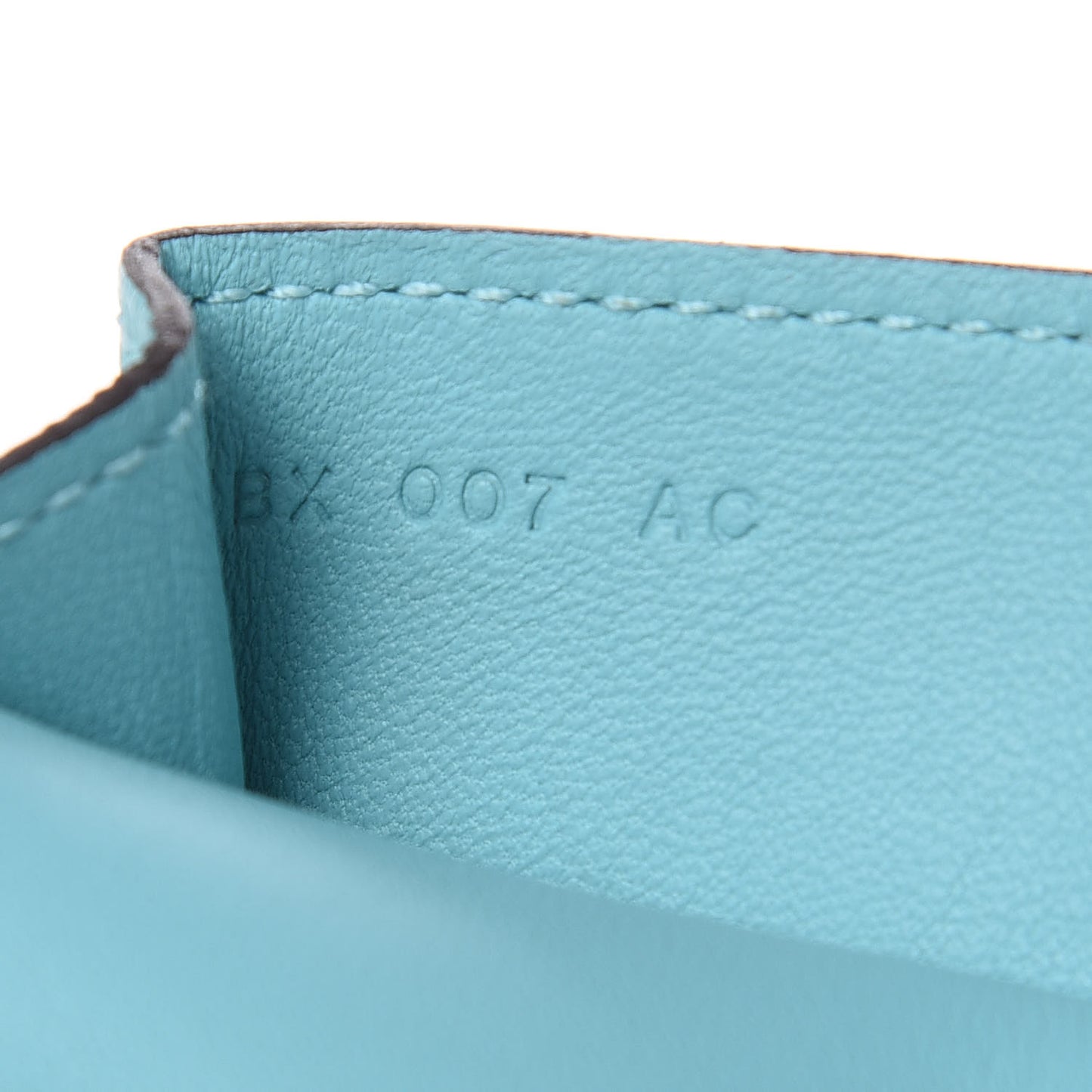 Togo Dogon Card Case Key Holder Bleu Atoll